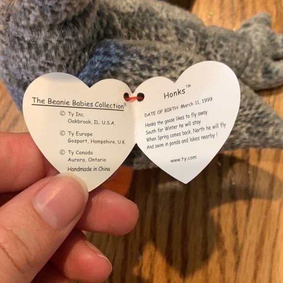 Honks the Goose 99, Ty Beanie Baby, tags attached-vintage 1999 - Picture 4 of 7